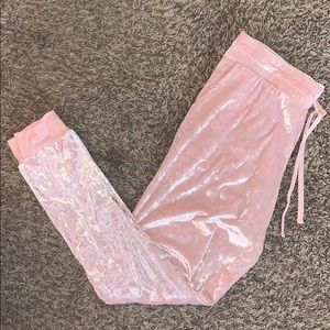 Pink Velvet Pants